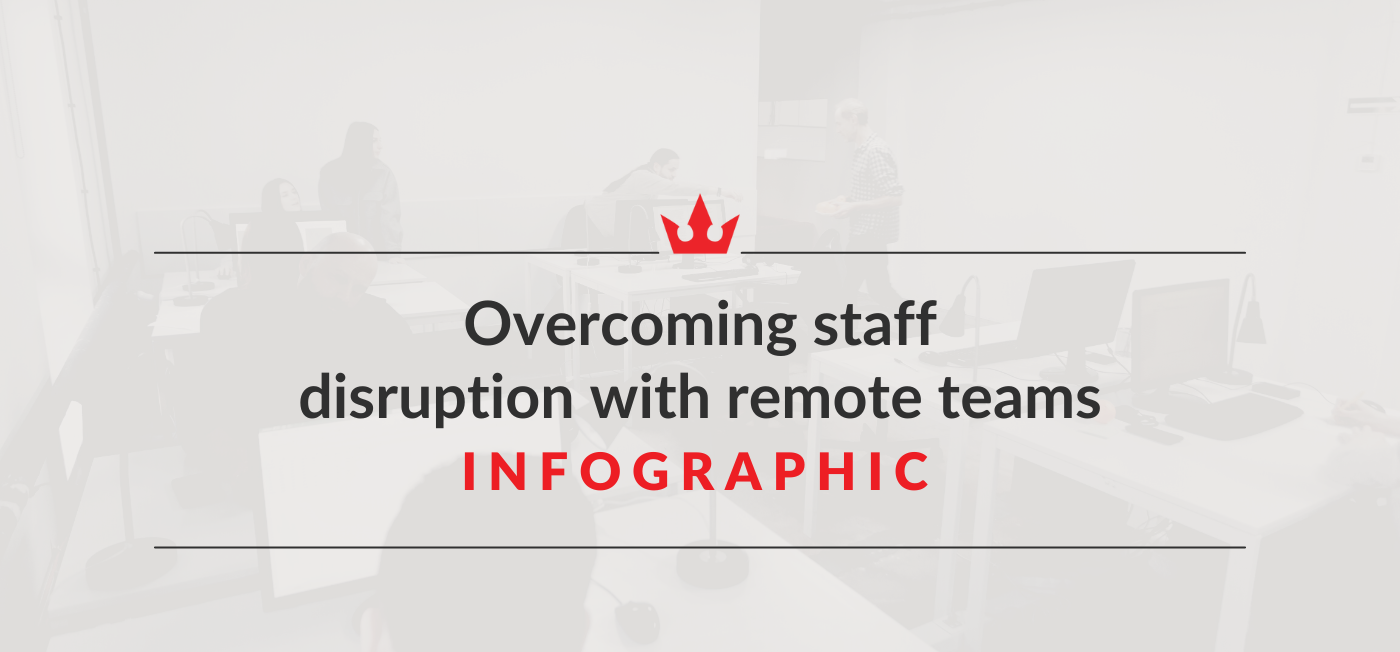 Infographic - Overcoming staff disruption with remote teams