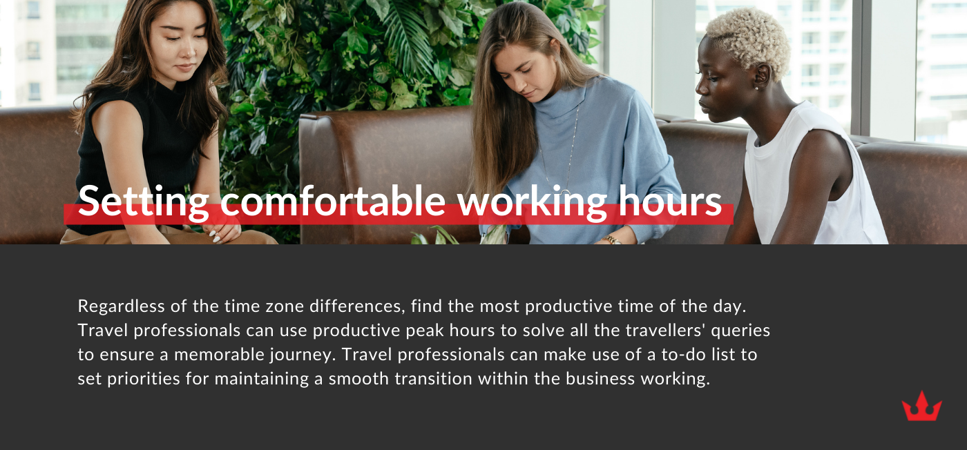 setting comfortable working hours