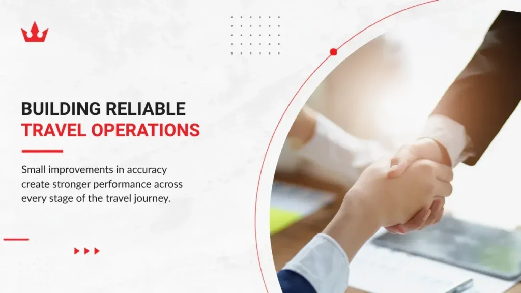 GDS accuracy influences far more than individual bookings. It affects workflow efficiency, queue management, customer servicing, supplier coordination